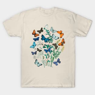 Plants and butterflies T-Shirt